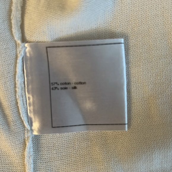 CHANEL DRESS Snow White Gorgeous color with Chanel CC buttons on front Size 42 - Picture 8 of 9